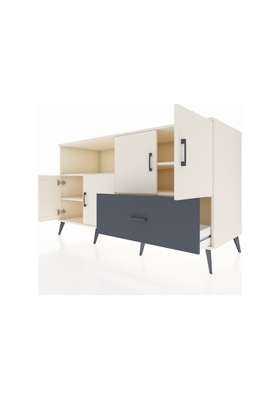 Kronos Konsol 4 Raflı Tek Çekmeceli 4 Kapaklı 176x59x99 Aytaşı-ay Aytaşı-aytaşı/antrasit Kronos Konsol 4 Raflı Tek Çekmeceli 4 Kapaklı 176x59x99 Aytaşı-ay Aytaşı-aytaşı/antrasit