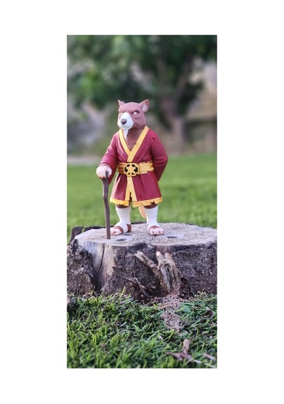 Ninja Turtles Splinter Usta 20 Cm Figür Ninja Kaplumbağalar Splinter Usta Figür Versiyon 2