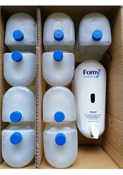 Fomy Antibakteriyel Köpük Sabun 1 L x 9 + Fomy Dispenser