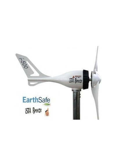 Istabreeze I-500 W Rüzgar Türbini + Hibrit Şarj Kontrol Cihazı + Direk Seti