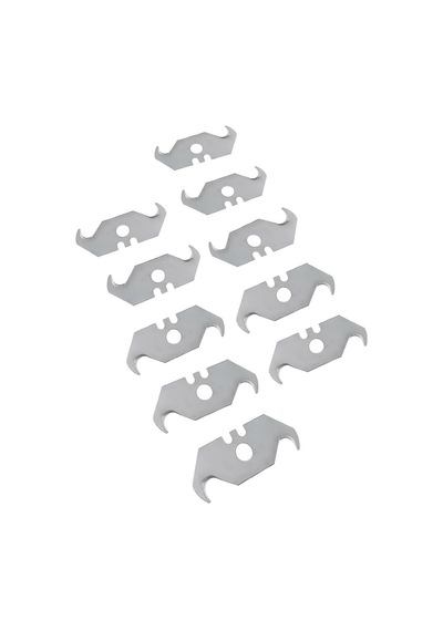 Workpro Wp213023 10'lu Kanca Tipi Çengelli Rötuş Maket Bıçağı Yedeği