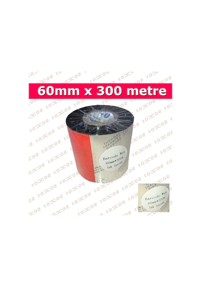 Opsys Wax Ribon Siyah Renk 60mm X 300m İçe Sarım In