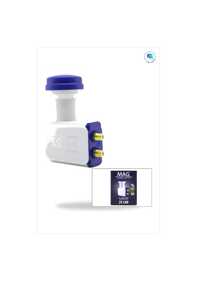 Twin Lnb Universal 0.1 Db Full Hd 3d Uydu Çanağı Çift Çıkışlı Çok