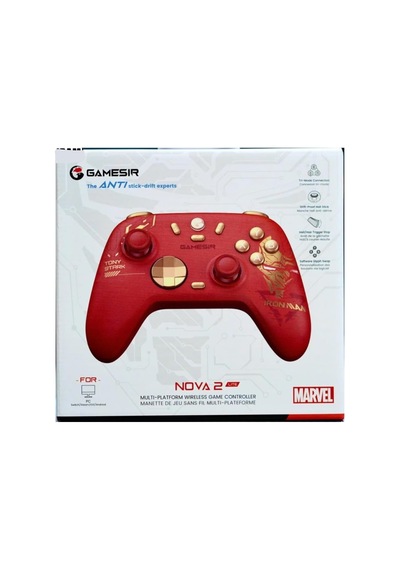 Nova 2 Lite Hall Effect 2.4g Wireless Controller Iron Man Edition Switch 2, Windows Pc, Android,ıos