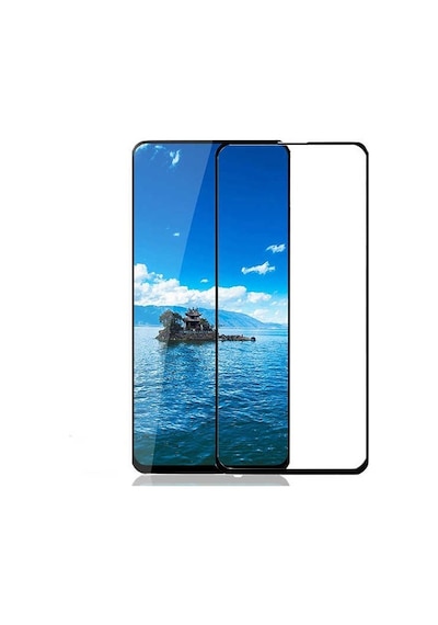 Huawei P Smart Pro 2019 5d Tam Kaplayan Temperli Cam Ekran Koruyucu