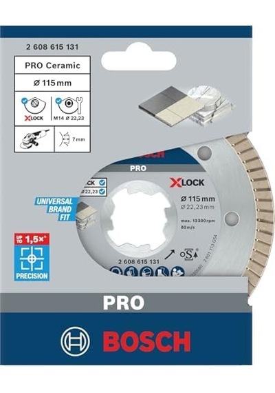 X-lock Aksesuarları, Disk, Gri, 115 Mm, 1 Adet