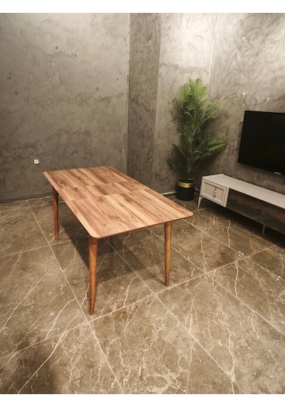 Lima Açılır Mutfak Masası Ceviz 80x130/160 Kemençe Ceviz
