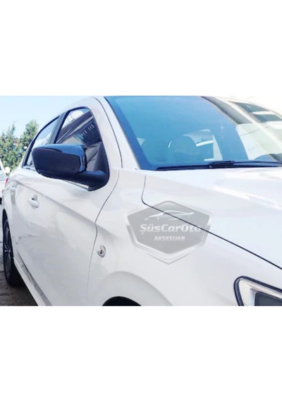 ŞüsCarOto Peugeot 301 2012-2019 Batman Yarasa Ayna Kapağı Piano Black ABS Plastik (00)
