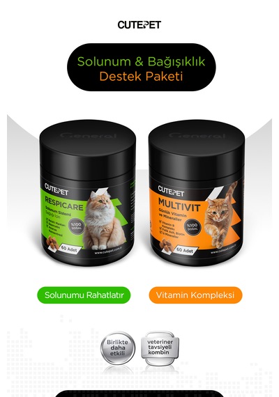 Kedi Solunum & Bağışıklık Destek Paketi