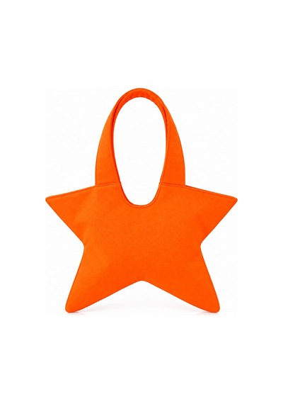 Tuttobene Star Bag Yıldız Çanta Çıtçıtlı İç Cepli Özel Tasarım Omuz Çantası Su Geçirmez Leke Tutmaz Tb052 Turuncu