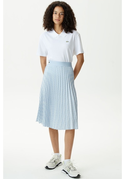 Lacoste Women's Fashion Show Edition Belted Pleated Skirt Geniş Kalıp Kemerli Pileli Kadın Kot Etek Mavi Lacoste Women's Fashion Show Edition Belted Pleated Skirt Geniş Kalıp Kemerli Pileli Kadın Kot Etek Mavi