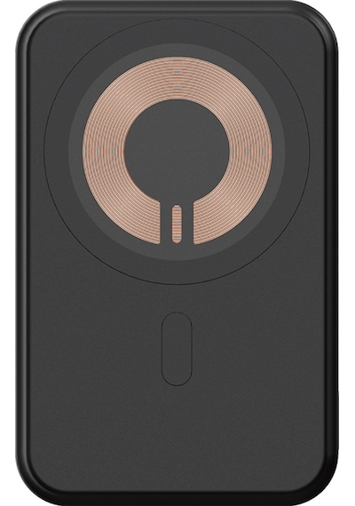 Raptic Trio 5000 mAh 15 W Standlı Wireless PD Hızlı Şarj Özellikli Powerbank Siyah