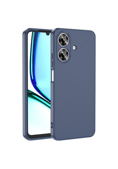 Zore Realme Note 60 Kılıf Omsy Mara Lansman Kapak - Siyah
