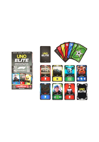 Uno Mattel Elite F1 Kartlar - Başlangıç Paketi JLV42