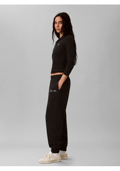 Calvin Klein Heavy Jersey Jogger-, Ub1 Siyah Kadın Eşofman Altı