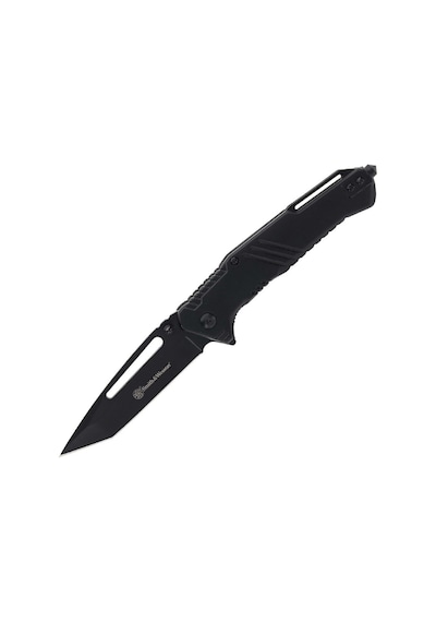 Smith Wesson Extreme Ops Tanto Black Linerlock Glass Breaker Taktik Kamp Çakı 1205907 Siyah
