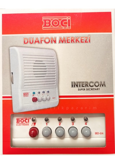 Boçi 4 Lü Diafon Merkez Dörtlü Çaycı Diafon Merkezi