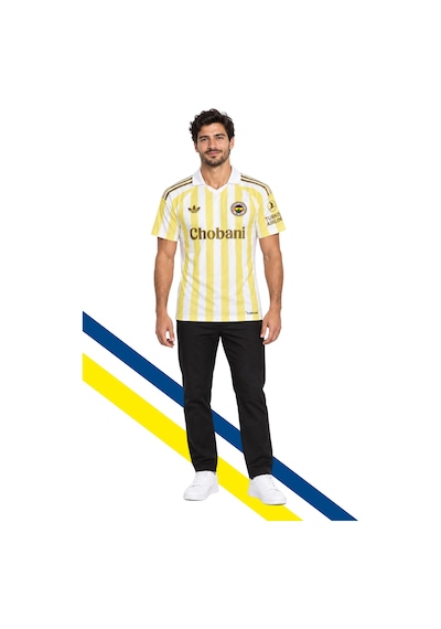 Fenerium Fenerbahçe 2026 Avrupa Deplasman Forması Uv Kutulu Sarı - Beyaz Uv