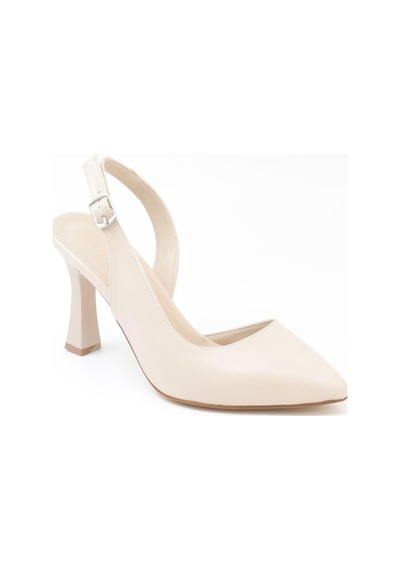 Nesilshoes Nesil Shoes Tam 181 Ten Topuklu Kadın Sandalet