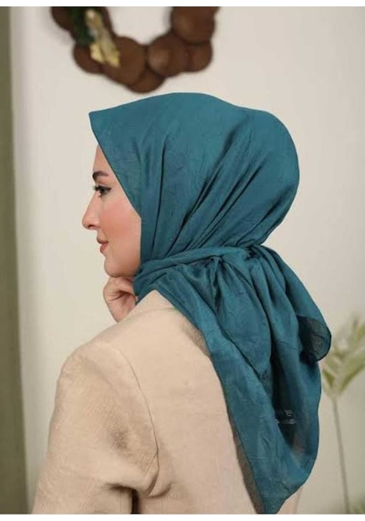 Bambu Kraş Eşarp Tesettür Giyim, Hafif, Rahat, Şık, Yüksek Kalite, Hijab, Scarf, Shawl Petrol Mavisi