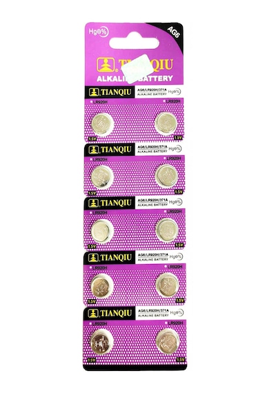 PİL DÜĞME AG6 LR920H 1.5V (10 ADET) TIANQIU 371A