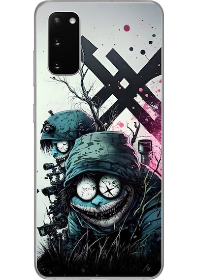 Samsung Galaxy S20 Uyumlu Şeffaf Kılıf Aesthetic 6 Tasarımlı