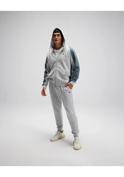 Ellesse Em560 Erkek Gri Fermuarlı Kapüşonlu Siyah Sweat Gri