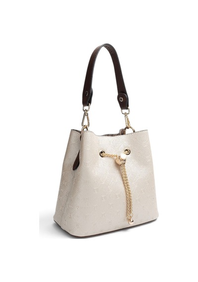 Silver & Polo Silver Polo Bej - Kahve Logolu Kadın Çapraz Çanta Sp1266 Bej - Kahverengi