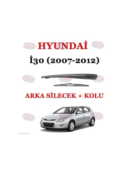 Hyundai İ30 Arka Silecek Kolu+Silecek Süpürgesi N11.1655