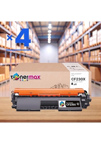 Hp Laserjet Pro Mfp M227fdw Uyumlu Toner Çipli Cf230x 4'lü