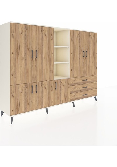 Hyperion Dolap 11 Raflı 3 Çekmeceli 7 Kapaklı 220x44x163 Aytaşı-çam Atlas Çam - Aytası Hyperion Dolap 11 Raflı 3 Çekmeceli 7 Kapaklı 220x44x163 Aytaşı-çam Atlas Çam - Aytası