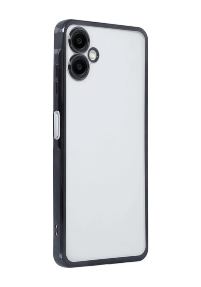 Samsung Galaxy A06 Uyumlu Kılıf Lensli Silikon - Siyah