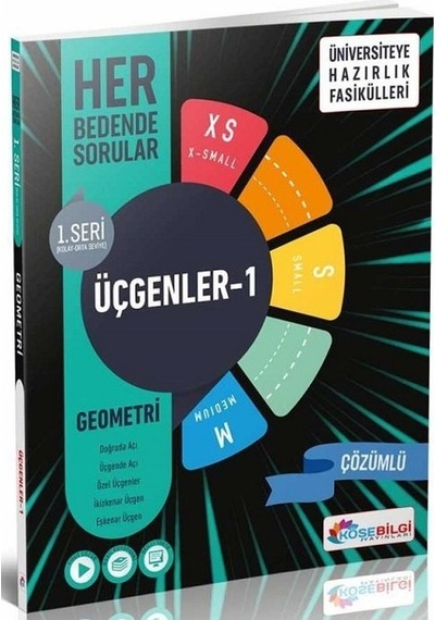 Geometri 1.Seri  -  Üçgenler  -  1 -  Köşebilgi Yayınları