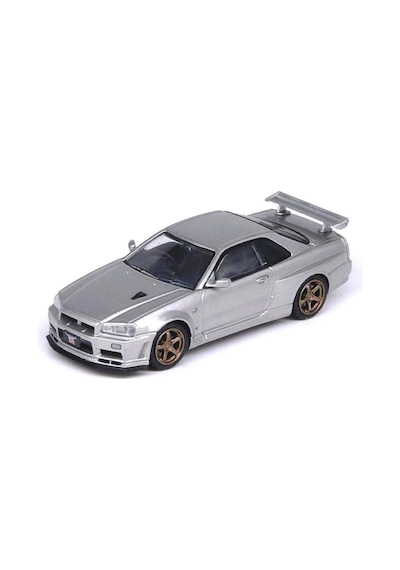 Inno 1/64 Nissan Skyline Gt-r V-spec Il Silver In