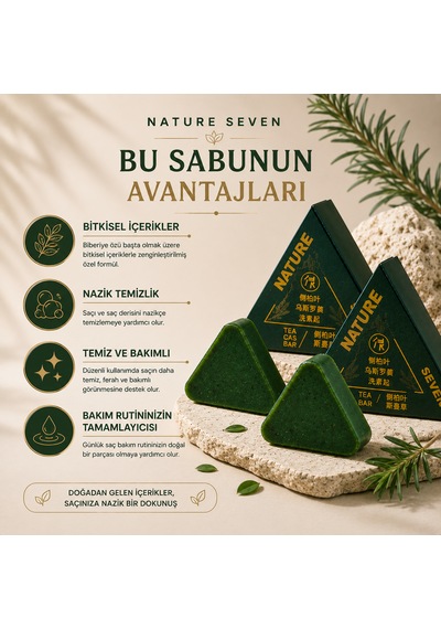 Biberiyeli Saç Bakım Sabunu Saç Dökülmesine Karşı Destekleyici Bakım İkili Set