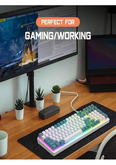 9 Full Rgb Aydınlatma Modlu %100 Kablolu Gerçek Mekanik Klavye Oy