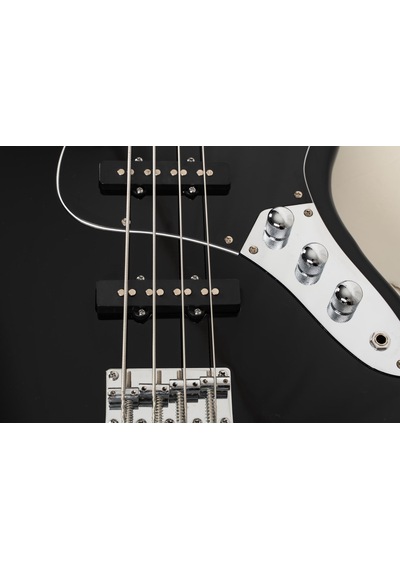 Rodeo B02 Jazz Bass 4 Telli Jb Manyetikli Siyah Elektro Bas Gitar