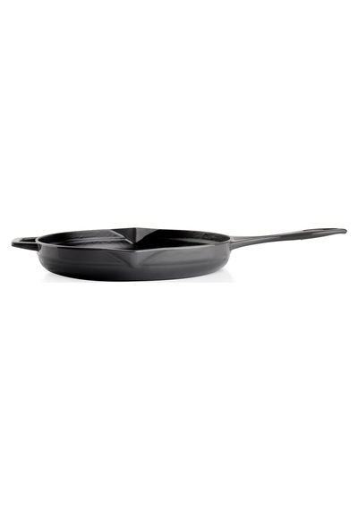 Schafer Guss Chef Döküm Yuvarlak Grill Tava 28 Cm 1 Parça-gri Gri