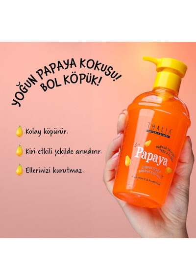 Thalia Papaya Kokulu Sıvı El Sabunu 400 ML