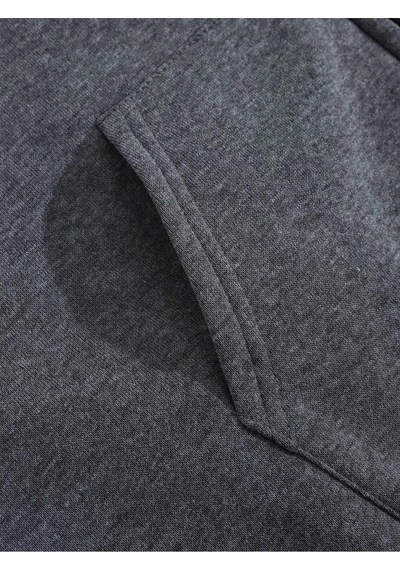 Startmore Manhattan New York Kelimeler Baskılı Erkek Kapüşonlu Üstleri Sonbahar Bol Sweatshirt Hip Hop Antrasit
