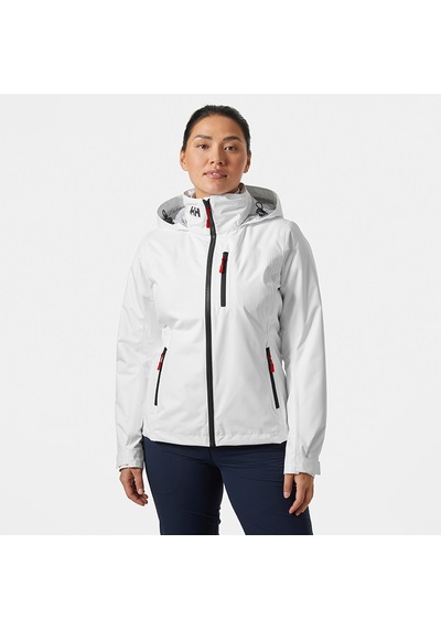 Helly Hansen Crew Hooded Midlayer 2.0 Kadın Beyaz Kapüşonlu Mont Beyaz