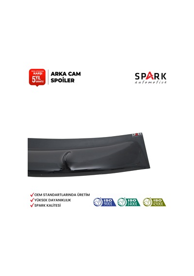 Toyata Corolla 2008-2013 Yıl Aralığı Uyumlu Arka Cam Spoyler