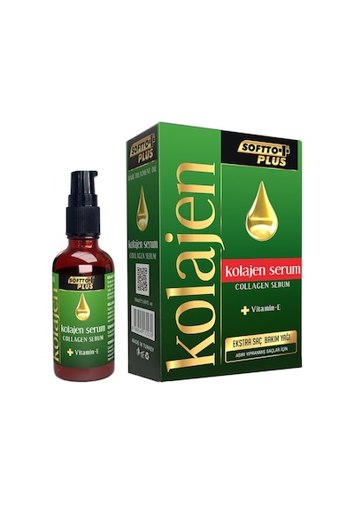 Softto Plus Ekstra Saç Bakım Yağı Kolajen Serum 50 ML