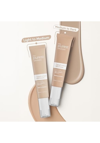 The Purest Solutions Bb Cream Tone Correct 40 Ml Light To Medium 0