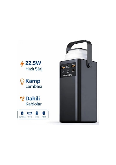 Acl Pw-113 50.000 Mah Dijital Göstergeli Powerbank 22.5w Hızlı Şarj Destekli Batarya Çok Renkli