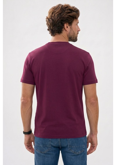 Tudors Erkek Regular Fit Klasik Kesim Ekstra Soft Modal Kumaş Bisiklet Yaka Kısa Kollu Bordo Tişört-50818 Tudors Erkek Regular Fit Klasik Kesim Ekstra Soft Modal Kumaş Bisiklet Yaka Kısa Kollu Bordo Tişört-50818
