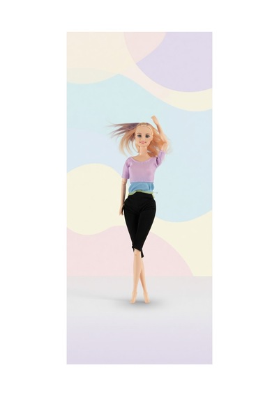 Anlily Sonsuz Hareket Oyuncak Bebek - Pembe Renkli Kız Çocuk Model Bebek Eğlenceli Oyun Arkadaşı