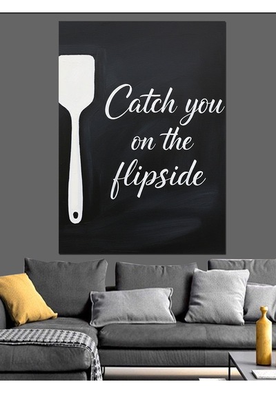 Ahşap Tablo Bıçak Ters Çevir Catch Flipside