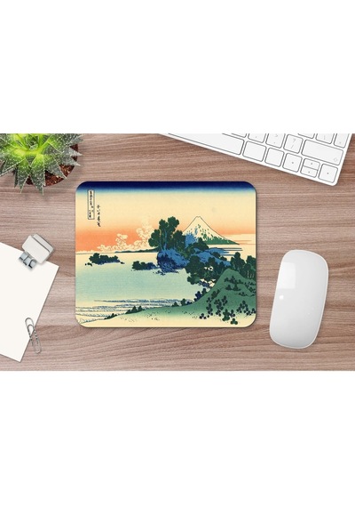 Hokusai Shichiri Beach In Sagami Province 17 X 21 Cm Mouse Pad Mousepad