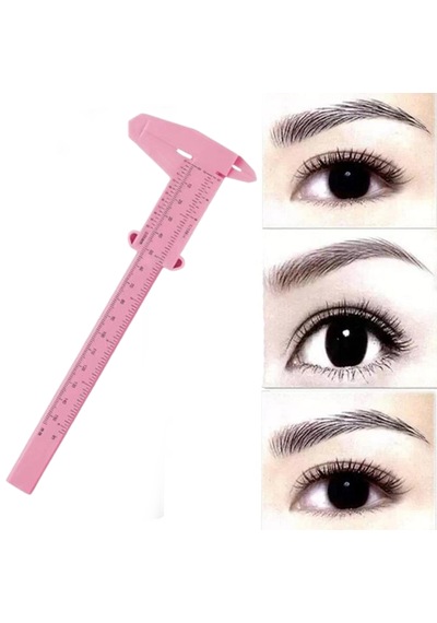 Microblading Ve Kalıcı Makyaj Ölçüm Cetveli Kumpas , Kalıcı Kaş,